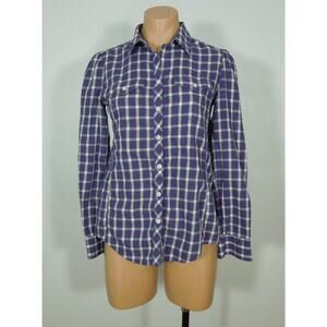 BANANA REPUBLIC Shirt XS Womens Plaid Button Down